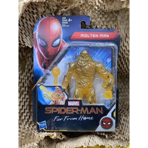 Hasbro Marvel Spider-Man: Far From Home - Molten Man Action Figure Fires Missile - Picture 1 of 5